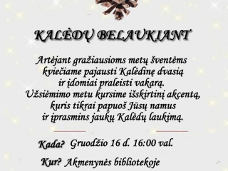 Kviečiame!