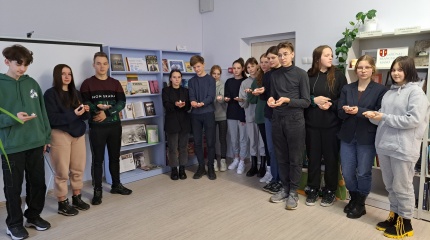 Laisvės gynėjų dienos minėjimas Jašiūnų bibliotekoje