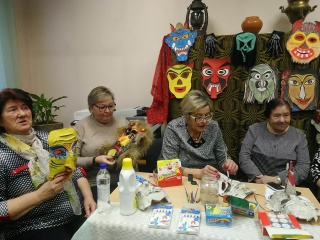 Užgavėnės Baltosios Vokės bibliotekoje