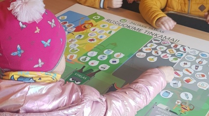 Ikimokyklinukų pažintis su biblioteka
