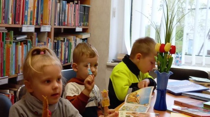 Literatūros rytmetis „Mano pirmoji viešnagė bibliotekoje“