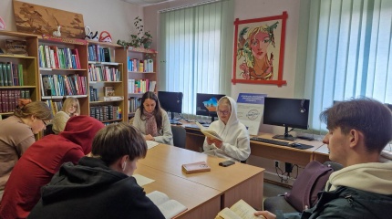 Garsinis skaitymas Baltosios Vokės bibliotekoje