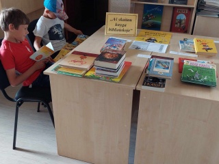 Popietė „Aš skaitau knygą bibliotekoje“