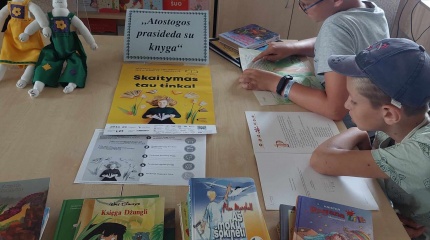 Popietė „Atostogos prasideda su knyga“