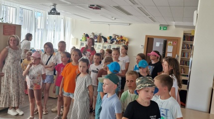 Bibliotekoje lankėsi Eišiškių lenkų namų vaikai ir jaunimas