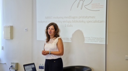 Mokymai darbuotojams „Medijų ir informacinio raštingumo kompetencijų ugdymas"