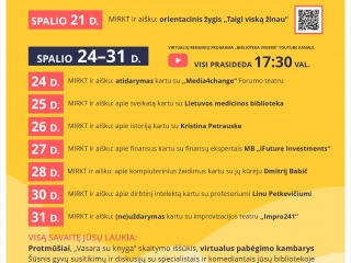 Tapti informacijos ekspertu padės Lietuvos bibliotekos