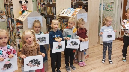 Priešmokyklinukų apsilankymas bibliotekoje