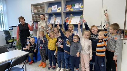 Mokinių apsilankymas Šalčininkėlių bibliotekoje