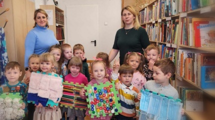 Zavišonių biblioteka prisidėjo prie Europos atliekų mažinimo savaitės