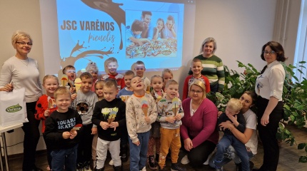 Edukacinė valandėlė „Ekologiško pieno nauda žmogui“
