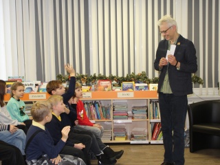 Šalčininkų bibliotekoje viešėjo rašytojas Justinas Žilinskas