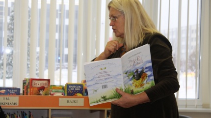 Šalčininkų bibliotekoje viešėjo rašytoja, vertėja Liuda Petkevičiūtė