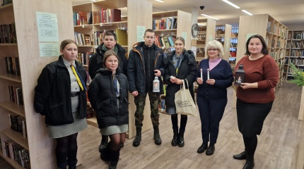 Betliejaus šviesa atkeliavo į Šalčininkų biblioteką