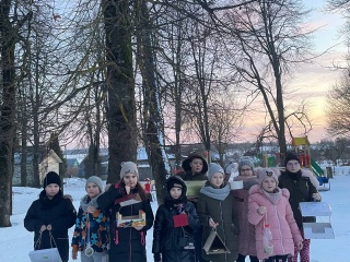 Edukacinė pamokėlė „Žiemojantys paukščiai ir jų priežiūra“
