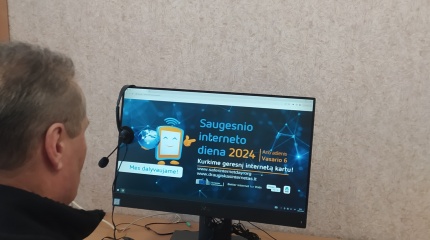 Edukacinė pamokėlė „Būk saugus internete“