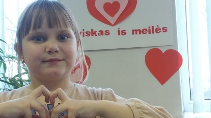 Akmenynės biblioteka šventė Šv. Valentino dieną
