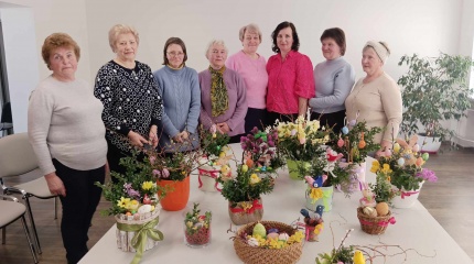 Edukacinis užsiėmimas „Velykų kompozicijos"