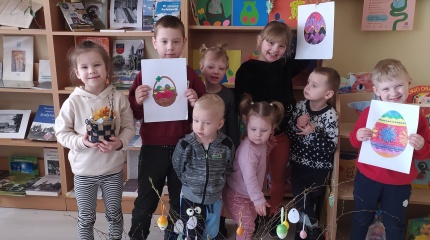 Poškonių bibliotekoje vyko pasakėlių valandėlė