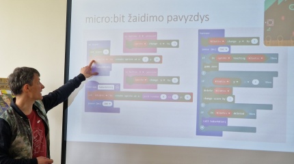 „Pažintis su mikrokompiuteriais. Programavimo dirbtuvės“