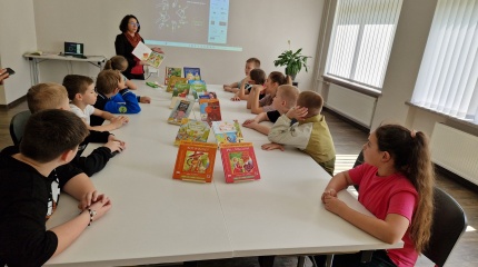 Edukacinis užsiėmimas „Nuotykiai bibliotekoje!“