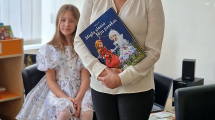 Vaikų literatūros skyriuje buvo reprezentuojamos Editos Lei knygos
