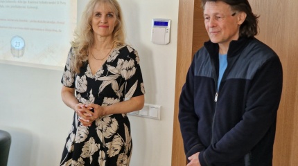 Šalčininkų bibliotekoje svečiavosi rašytoja Gintaras Kaltenis