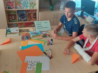 Edukacinis užsiėmimas „Skirtukas – knygos draugas“