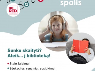 Disleksijos pažinimo mėnuo