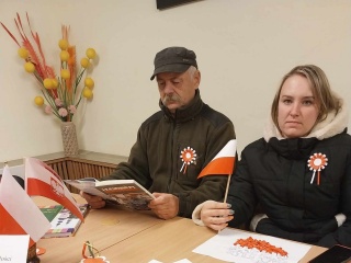 Bibliotekoje buvo paminėta Lenkijos nepriklausomybės diena