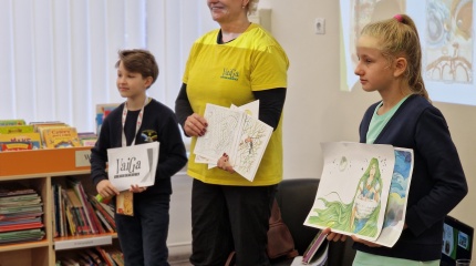 Šalčininkų bibliotekoje svečiavosi „VaiGa" leidyklos atstovai