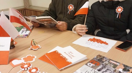 Bibliotekoje buvo paminėta Lenkijos nepriklausomybės diena