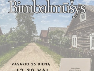 Kviečiame į Sauliaus Baltrūno knygos „Bimbalmūšys“ pristatymą!