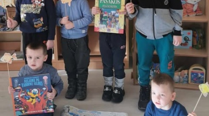 Garsinis skaitymas „Pasakėlių valandėlė vaikams“