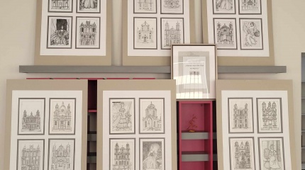Eišiškių bibliotekoje vyksta paroda „Baroko architektūra ir apranga“