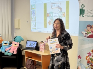 Šalčininkų bibliotekoje svečiavosi rašytoja Ilona Bakšė