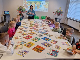 Mažųjų skaitytojų pažintis su biblioteka