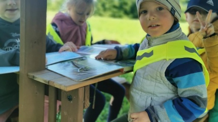 Edukacinis užsiėmimas „Mažieji kūrėjai gamtoje“