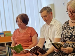 Skaitymas bibliotekoje subūrė literatūros mylėtojus