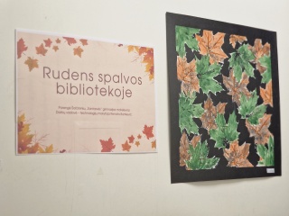 Rudens spalvos bibliotekoje