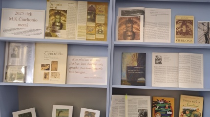 M. K. Čiurlionio paroda Jašiūnų bibliotekoje