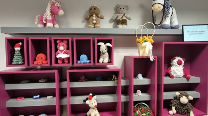 Česlavos Romanovskos rankdarbių paroda „Amigurumi nerti žaislai“