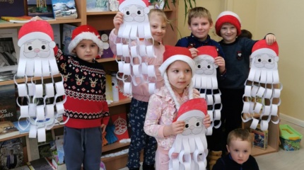 Edukacinį užsiėmimą „Kalėdų belaukiant“