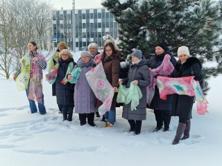 Edukacija „Natūralaus šilko skarelių dekoravimo dirbtuvės japonišku šibori metodu“