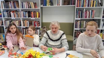 Užgavėnės Baltosios Vokės bibliotekoje