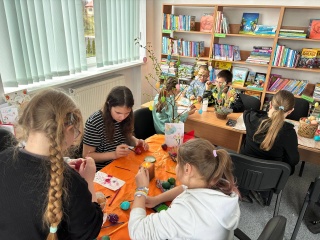 Edukacinis užsiėmimas „Rieda margi margučiai“
