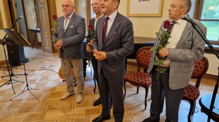 Susitikimas su poetu Aleksandru Sniežko