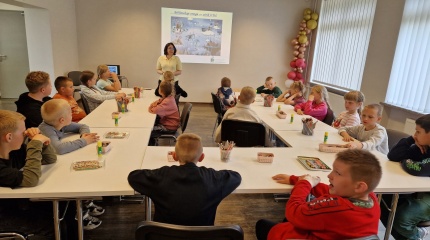 Edukacinė valanda „Bibliotekoje smagu – ateik ir Tu!“
