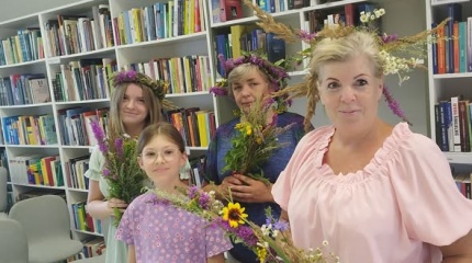 Kūrybinė edukacija „Žolinių vainiko pynimas“