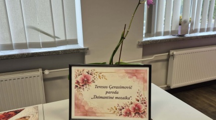 Teresos Gerasimovič kūrybinių darbų paroda „Deimantinė mozaika“